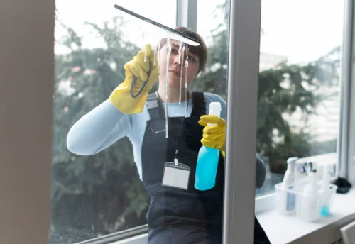 Nettoyage de vitres intérieures et extérieures à Crandelles